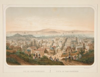 View of San Francisco by Isidore Laurent Deroy