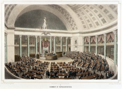 Washington--Chamber of Representatives by Isidore Laurent Deroy