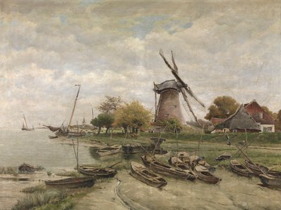 The Scheldt in Mariakerke by Isidore Meyers