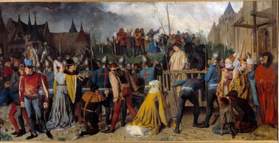 Joan of Arc Led to the Butcher by Isidore Patrois
