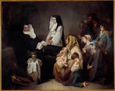 Death of a Sister of Charity by Isidore Pils