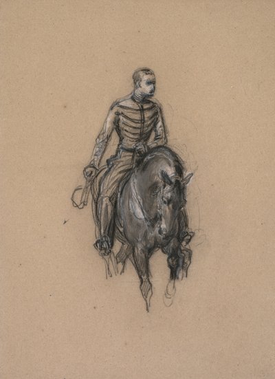 Soldier on Horseback, c. 1860 by Isidore Pils