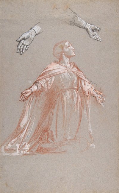 Sainte Clotilde (detail) by Isidore Pils