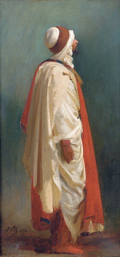 Study of an Arab Standing by Isidore Pils