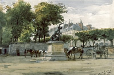 The Paris Commune: The Army of Versailles in the Tuileries, c.1871 by Isidore Pils