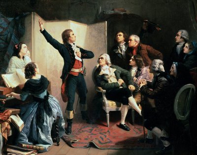 The Poet and Composer Claude Joseph Rouget de Lisle Performing the Marseillaise by Isidore Pils