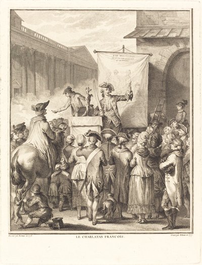 The French Charlatan by Isidore Stanislas Helman after Jean Duplessi Bertaux