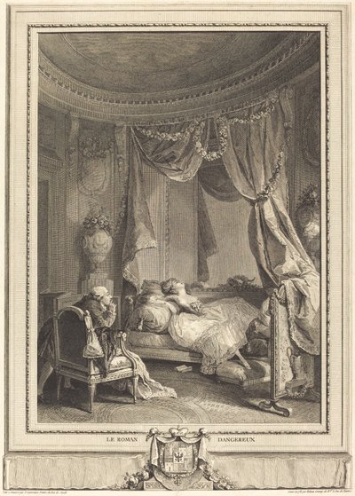 The Dangerous Novel by Isidore Stanislas Helman after Nicolas Lavreince
