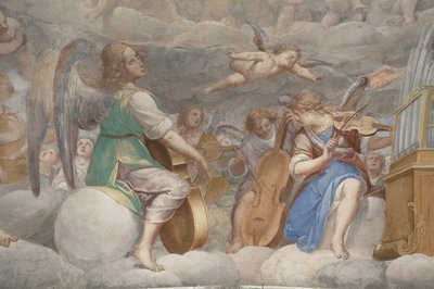 Angels, Musician Angels and Puttos (detail) by Isidoro Bianchi