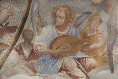 Angels, Musician Angels and Puttos (detail) by Isidoro Bianchi