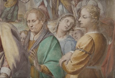 (Detail) The Marriage of the Virgin Mary by Isidoro Bianchi