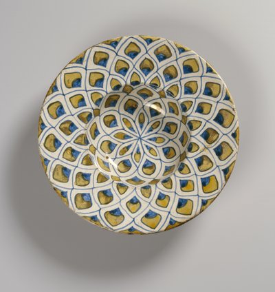 Decorated Plate, Moorish by Islamic School