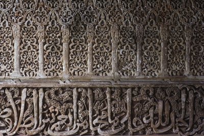 Detail of interior design motif in the Tower of the Princesses by Islamic School