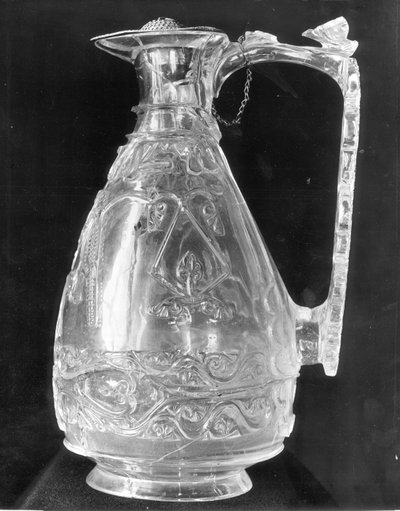 Ewer with birds from the Treasury of Saint-Denis, Egyptian, Fatimid Period, late 10th century by Islamic School