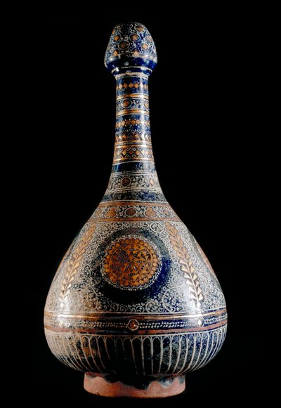 Terracotta Bottle from the 16th Century by Islamic School