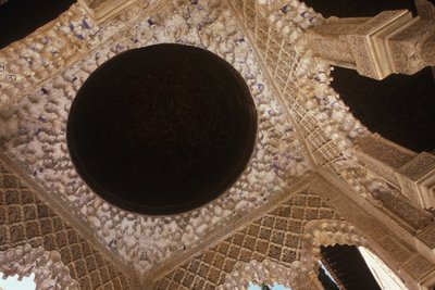 The ceiling in the Court of the Lions by Islamic School