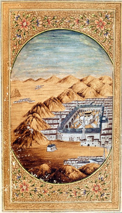 View of Mecca and the Plains of Mount Arafat by Islamic School