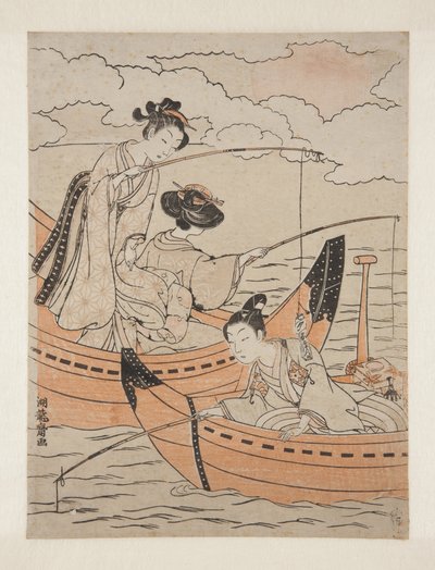 Boats of Love (Koi no fune) by Isoda Koryusai