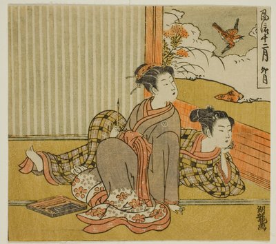 The Fourth Month, from the series "Fashionable Twelve Months" by Isoda Koryusai