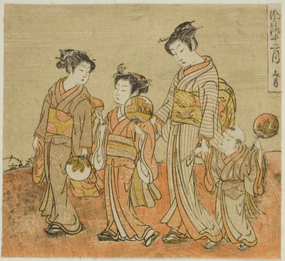 The Seventh Month, from the series Fashionable Twelve Months by Isoda Koryusai
