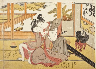 Untitled picture from an erotic album by Isoda Koryusai
