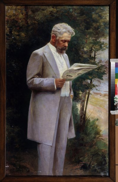 Portrait of Nikolai Garin-Mikhailovsky by Israel Abramovich Pass