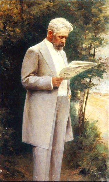 Portrait of the author Nikolay G. Garin by Israel Abramovich Pass
