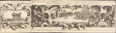 The Siege of La Rochelle (plate 14 of 16) by Israel Henriet or Abraham Bosse after Jacques Callot