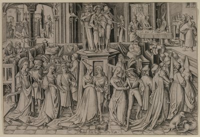 The Dance at the Court of Herod by Israhel van Meckenem