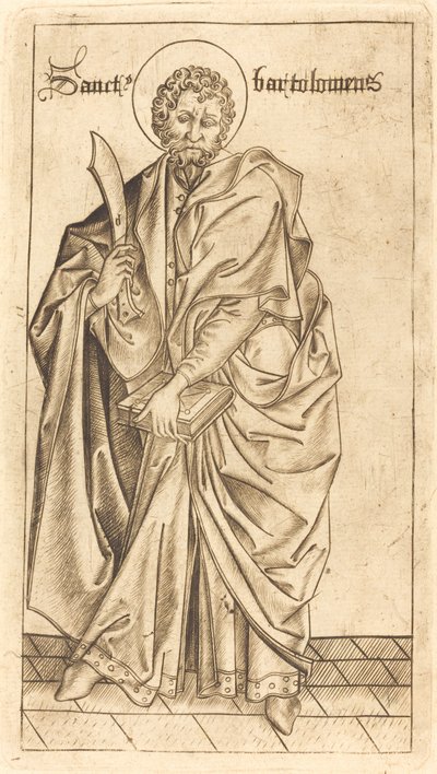 Saint Bartholomew by Israhel van Meckenem after Master E.S.