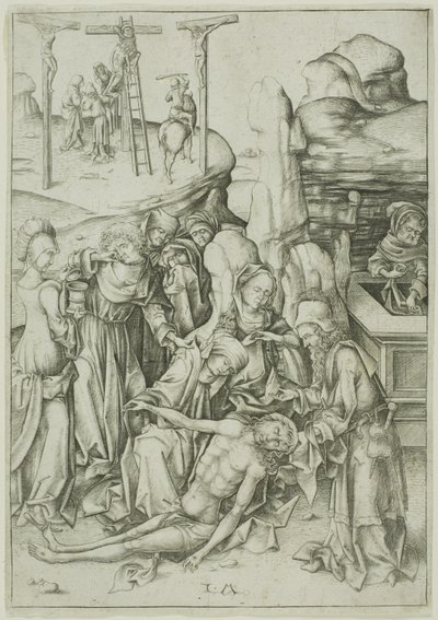 The Lamentation by Israhel van Meckenem the younger