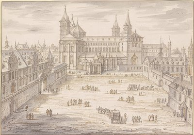 The Cathedral of Speyer and the Episcopal Palace. 1621 by Israël Silvestre