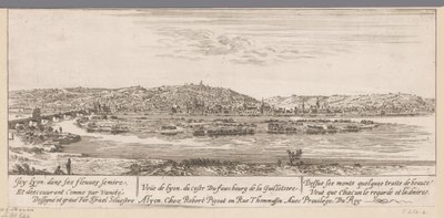 View of Lyon with the Suburb Guillotière (View of Lyon from the Suburb of Guillotière) by Israël Silvestre
