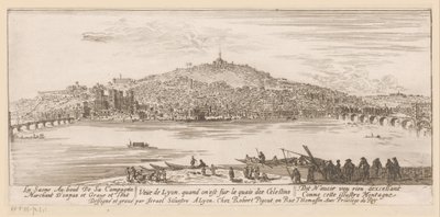 View of Lyon from the Bank near the Celestine Monastery by Israël Silvestre
