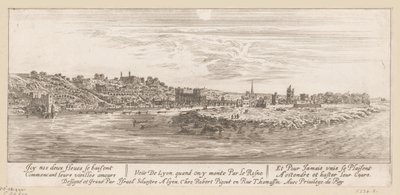 View from the Rhine of Lyon by Israël Silvestre