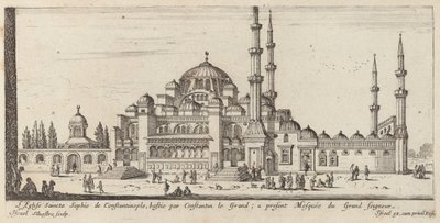The Church of Saint Sophia in Constantinople, Built by Constantine the Great; Now Mosque of the Grand Seigneur by Israël Silvestre