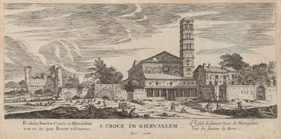 S. Croce in Jerusalem by Israël Silvestre
