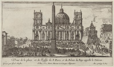 View of the Place and Church of St. Peter and the Pope