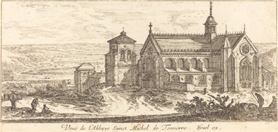 View of the Abbey Saint Michel de Tonnerre by Israël Silvestre