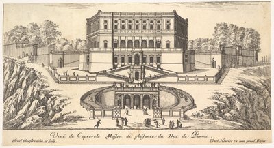 View of Caprarola, from a Series of Fifteen Views of Italy and France by Israël Silvestre