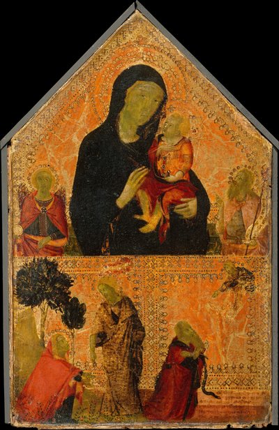 Madonna and Child with Saints Michael and John the Baptist, The Noli Me Tangere by Italian
