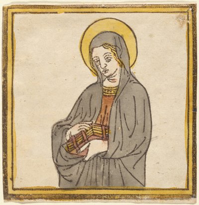 Saint Catherine of Siena, or Saint Clare of Assisi by Italian 15th Century