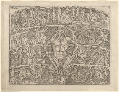 The Inferno, after the Fresco in the Camposanto of Pisa by Italian 15th Century