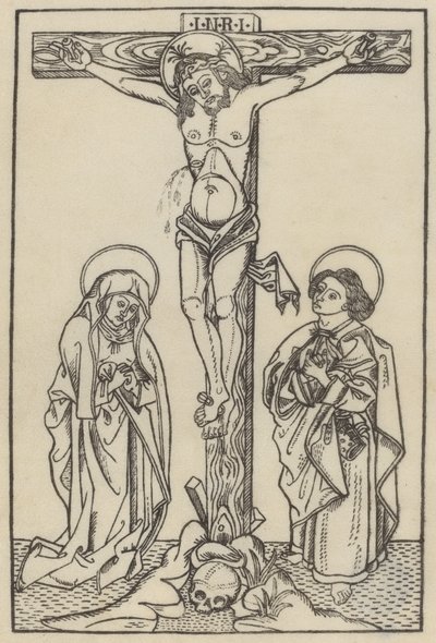Christ on the Cross by Italian 15th Century or Master I.D.