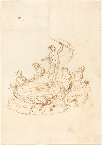 A Design for a Saltcellar by Italian 17th Century
