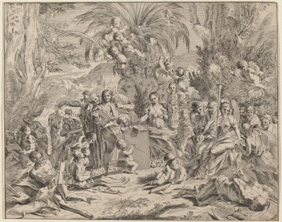 Allegory of Painting by Italian 17th Century, after Pietro Testa