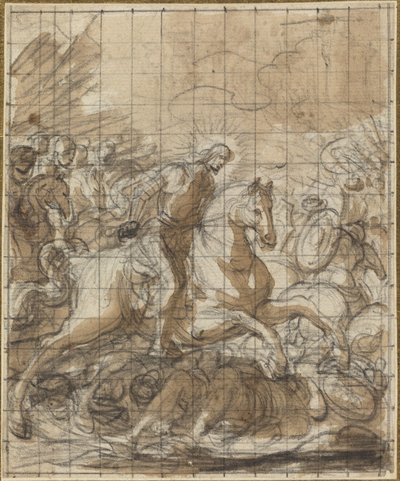 Saint James Defeating the Infidels by Italian 17th or 18th Century