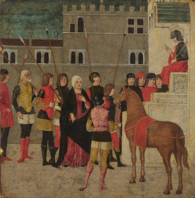 The Justice of Trajan by Italian Master