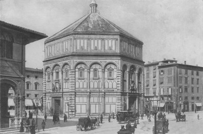 Florence, The Baptistery by Italian Photographer