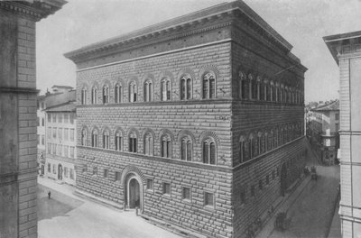 Florence, Palazzo Strozzi by Italian Photographer